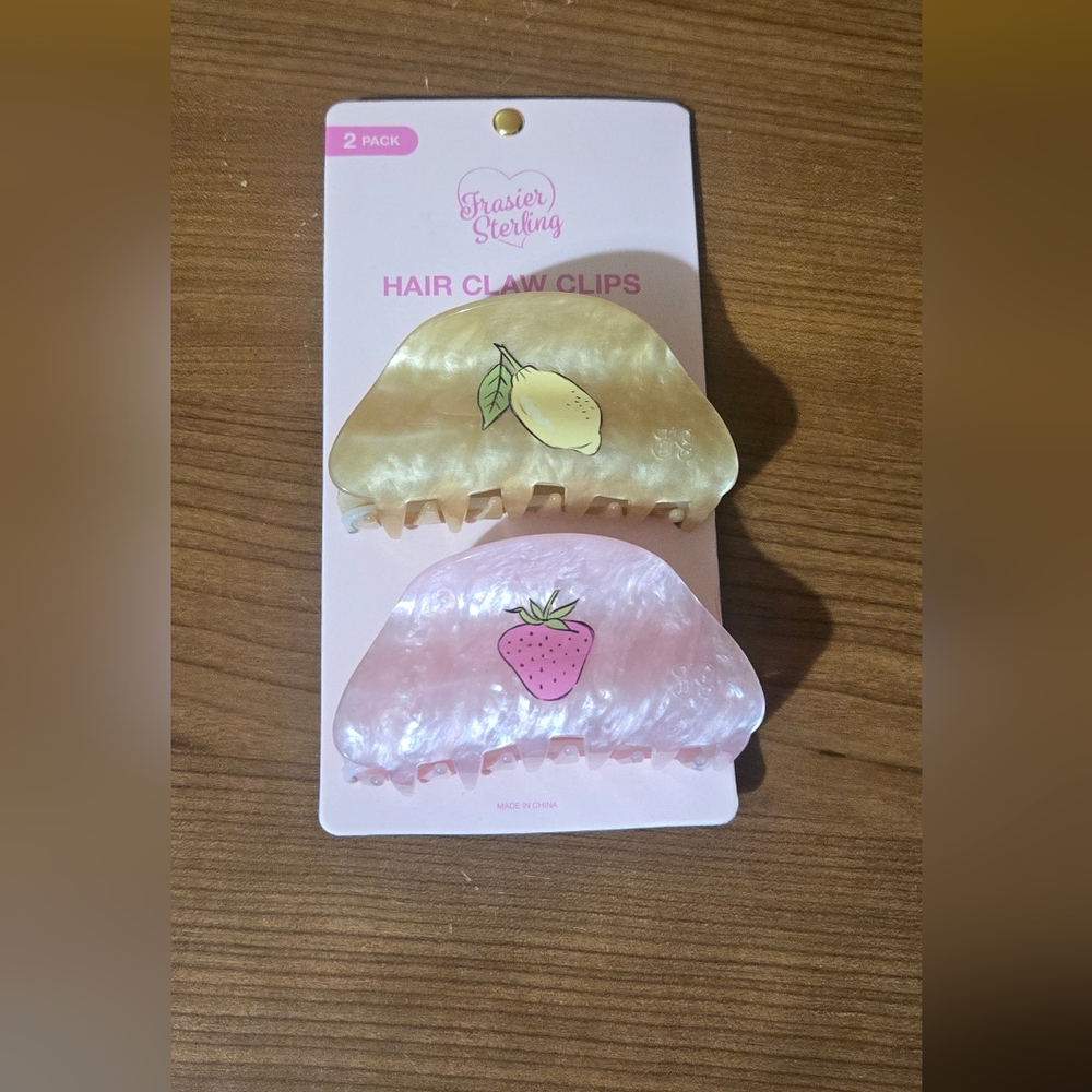 Frasier Sterling Hair Claw Clips Set
